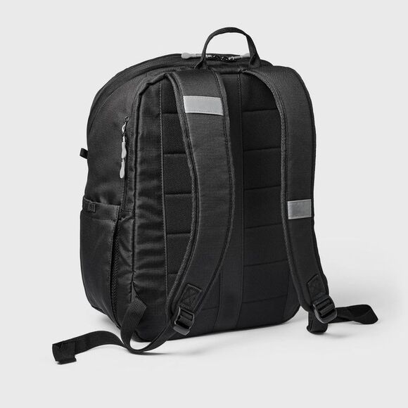 Embark -  Backpack School 15"-Laptop Reflective Tape  Black - Picture 3 of 4